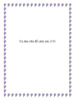 những bài ca dao chủ đề cảm xúc pptx