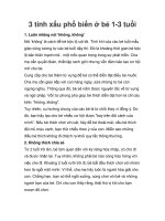 3 tính xấu phổ biến ở bé 1-3 tuổi pptx