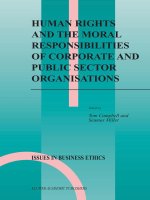 HUMAN RIGHTS AND THE MORAL RESPONSIBILITIES OF CORPORATE AND PUBLIC SECTOR ORGANISATIONS pptx