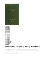 An Account of the Conquest of Peru pptx