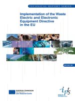 Implementation of the Waste Electric and Electronic Equipment Directive in the EU pot