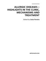 Allergic Diseases – Highlights in the Clinic, Mechanisms and Treatment Edited by Celso Pereira docx