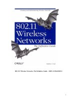 o'reilly - 802.11 wireles networks the definitive guide
