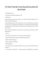 Kỹ thuật trồng đậu tương bằng phương pháp làm đất tối thiểu pdf