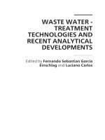 WASTE WATER TREATMENT TECHNOLOGIES AND RECENT ANALYTICAL DEVELOPMENTS potx