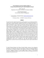 Decentralization and Water Pollution Spillovers: Evidence from the Re-drawing of County Boundaries in Brazil ppt