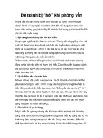 Để tránh bị “hớ” khi phỏng vấn pot