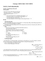 Chương I: ĐỘNG HỌC CHẤT ĐIỂM ppt