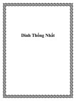 Dinh Thống Nhất pptx