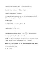 Đề Thi Thử Tốt Nghiệp Toán 2013 - Phần 9 - Đề 7 pptx