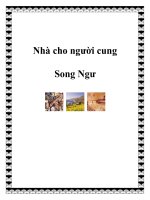 Nhà cho người cung Song Ngư ppt