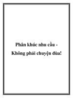 Phân khúc nhu cầu Không phải chuyện đùa docx