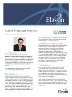 Elavon Merchant Services - Corporate Services at Union Savings Bank  pdf