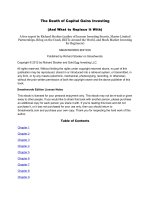 The Death of Capital Gains Investing pdf