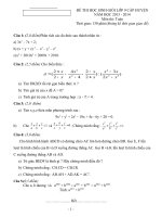 Tuyển tập bộ đề thi học sinh giỏi môn toán  lớp 8,9 có đáp án