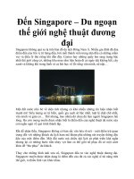Đến Singapore – Du ngoạn thế giới nghệ thuật đương đại docx
