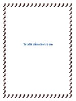 Trị đái dầm cho trẻ em pptx