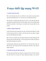8 mẹo thiết lập mạng Wi-Fi pot