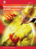 Personal protective equipment at work (Second edition) docx