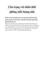 Cẩn trọng với chiêu thổi phồng chất lượng nhà ppt