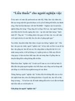 “Liều thuốc” cho người nghiện việc pdf