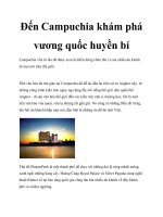 Đến Campuchia khám phá vương quốc huyền bí pptx