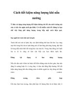 Cách tiết kiệm năng lượng khi nấu nướng pptx