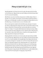 Phòng trị bệnh thối gốc ở rau docx