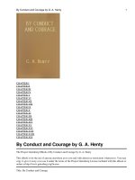 By Conduct and Courage pdf