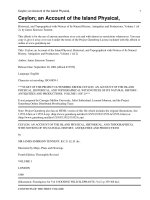 Ceylon; an Account of the Island Physical, Historical, and Topographical with Notices of Its Natural History, Antiquities and Productions, Volume doc