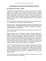 INDIAN MINING & CONSTRUCTION EQUIPMENT INDUSTRY doc
