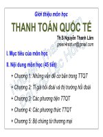 chuong -1 thanh toán quốc tế