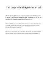 Thủ thuật biến bất lợi thành lợi thế doc