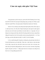 Cảm xúc ngày nhà giáo Việt Nam pot