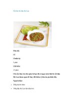 Xốt thịt bò đậu Hà Lan docx