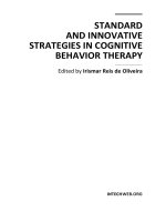 Standard and Innovative Strategies in Cognitive Behavior Therapy Edited by Irismar Reis de Oliveira pdf