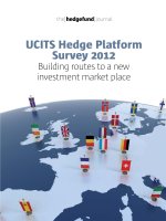 UCITS Hedge Platform Survey 2012: Building routes to a new investment market place pdf