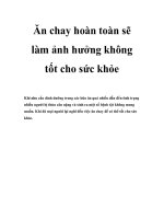 Ăn chay hoàn toàn sẽ làm ảnh hưởng không tốt cho sức khỏe pot