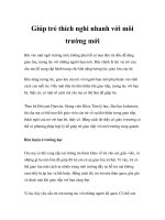 Giúp trẻ thích nghi nhanh với môi trường mới potx