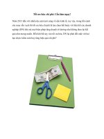 Tối ưu hóa chi phí: Cần làm ngay! pptx