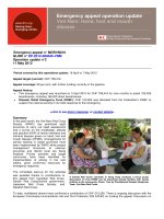 Emergency appeal operation update Viet Nam: Hand, foot and mouth disease 11 May 2012 pdf