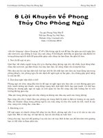 8 Lời Khuyên Về Phong Thủy Cho Phòng Ngủ doc