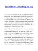 Hãy bênh vực khách hàng của bạn potx