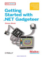 Getting Started with .NET Gadgeteer Simon Monk docx