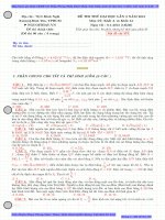 Đề thi thử ĐH môn Lý lần 3 - Đề 375 doc