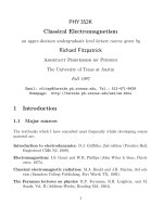 Classical electromagnetism   fitzpatrick