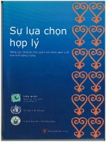 Sự lựa chọn hợp lý Nâng cao năng lực cho quá trình chính sách y tế dựa trên bằng chứng doc