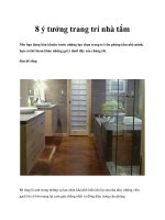 8 ý tưởng trang trí nhà tắm pdf