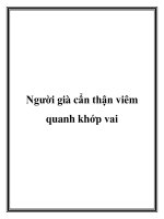 Người già cẩn thận viêm quanh khớp vai ppt