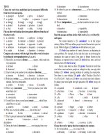 Đề Thi Thử Đại Học Khối A1, D Anh 2013 - Phần 4 - Đề 1 potx